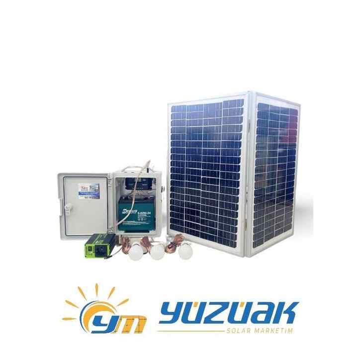 TV, LAPTOP, LAMP and PHONE CHARGING SYSTEM (PORTABLE SOLAR SYSTEM)