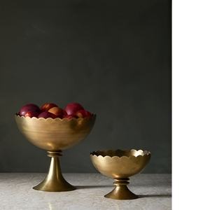 Bol à fruits et à salade élégant en laiton avec table de dîner de finition brillante design élégant bol en laiton de service alimentaire meilleure qualité - Product Image 1