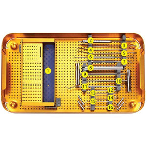 Juego Completo de Instrumentos para Tornillos Canulados para Cirugía Ortopédica, Juego de Instrumentos de Precisión para Fijación de Tornillos Canulados Ortopédicos - Product Image 3