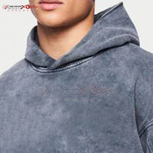 ชุดวอร์มซักสองชิ้นสำหรับผู้ชายเสื้อมีฮู้ดโอเวอร์ไซส์และกางเกงทรงพอดีตัวใส่สบาย - Product Image 5