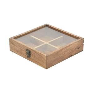 Sheesham Wood <b>Spice</b> Box Container Wooden Utility Masala Box <b>Spice</b> Box <b>Spice</b> <b>Holder</b> and divided <b>spice</b> chambers - Product Image 3