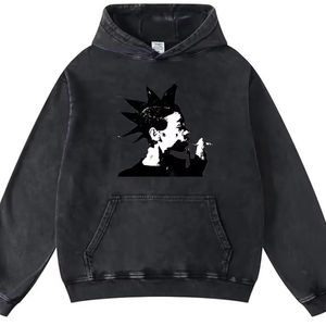 เสื้อมีฮู้ดปักลายระบายความร้อนจากดวงอาทิตย์ชุดออกกำลังกายลำลองถักนิตติ้งสำหรับผู้ชาย - Product Image 1