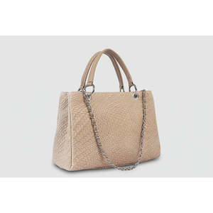 <b>Soft</b> <b>handbag</b> in Genuine Printed Croco Leather - Made in Italy - Art. 8220 - Product Image 2