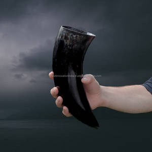 Artisanat naturel poli corne à boire Stein Ultimate bière et hydromel Tankard - Product Image 2