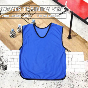 Venta al por Mayor de Uniformes Deportivos Transpirables con Logotipo Personalizado, Petos de Malla, Camisetas de Fútbol Baratas y Petos de Malla, Servicio OEM Disponible - Product Image 4