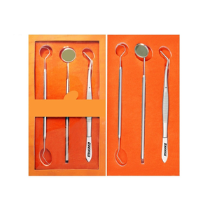 Espejo Dental de Acero Inoxidable, Juego de Herramientas Preparadas para Dentista, Kit de Cuidado Dental, Pinzas, Juego de Herramientas de Sonda de 3 Piezas - Product Image 6