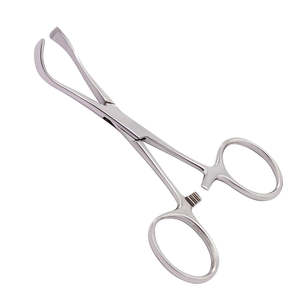 Premium 5.25'' Veterinary Hemostat Forceps <b>Light</b> Weight Manual Steel Towel <b>Clamp</b> Custom Logo Hot Sale Basis Surgical Instruments - Product Image 6