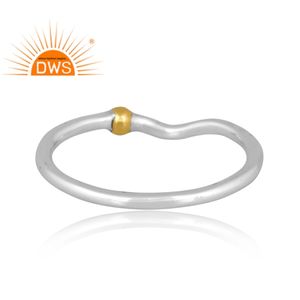 Anillo de banda de Plata de Ley 925 fino, joyería personalizada para mujer, regalo para su colección Dainy - Product Image 4