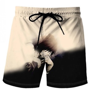 Pantalones cortos de baño con estampado a cuadros para hombre, diseño personalizado, juego de gimnasio de 2 piezas, precio de fábrica en Bangladesh - Product Image 1