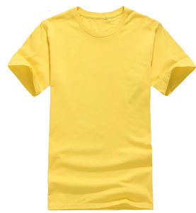 Camiseta de algodón 100% Premium personalizada unisex Camiseta de punto de cuello redondo de alta calidad con múltiples colores e impresión de logotipo para hombres - Product Image 3