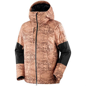Chaqueta de Invierno con Capucha para Hombre, Nueva Llegada 2026, Personalizada, Impermeable, de Poliéster, Cortavientos, Camuflaje Marrón, Abrigo para Exteriores - Product Image 1