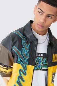 Blouson bomber en laine à manches longues, dernier design, streetwear d'hiver, logo frontal, couleurs personnalisées, 2025 - Product Image 6