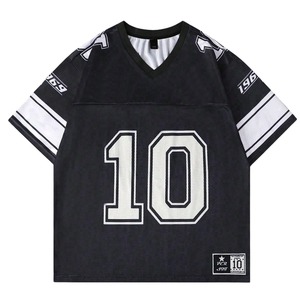 Maillot de football personnalisé à manches courtes, couleur unie, avec nom et numéro imprimés, prix raisonnable, logo personnalisé, 100% polyester - Product Image 1