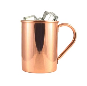 Hammered Pure Copper Moscow Mule Mug Made in India <b>Bulk</b> Quantity High Quality Vintage Modern Export Usage Home Hotel Restaurant - Product Image 2