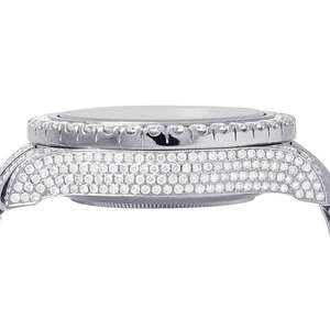 Iced Out Watch Moissanite Diamond D Color VVS Acero inoxidable VVS Logotipo personalizado Moissanite Watch para hombres - Product Image 6