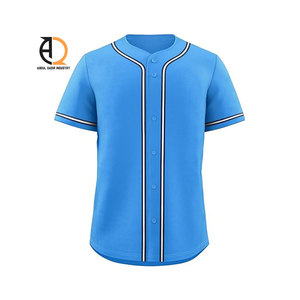 เสื้อเบสบอลเย็บตะเข็บสำหรับผู้ชายชุดเครื่องแบบกีฬาเบสบอลเสื้อเจอร์ซีย์เบสบอลธรรมดา - Product Image 6