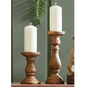 Portavelas de madera, portavelas en forma de corazón, decoración romántica, artículo de decoración del hogar, regalo de madera para aniversario - Product Image 1