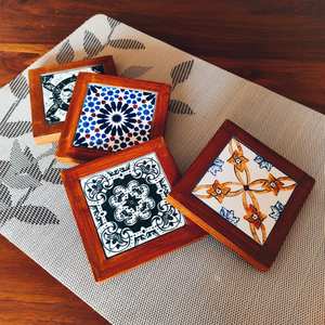 Sous-verres en bois de marbre gravés personnalisés cadeaux d'anniversaire sous-verre rond pour hommes cadeaux personnalisés pour Couple cadeau de la Saint-Valentin 2023 - Product Image 5