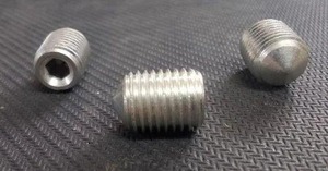 23.5mm de Long rond étamé vis résistant à la Corrosion Durable précision attache Hex Socket Set industriel OEM fournisseur - Product Image 3