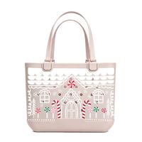Sac de plage en EVA imperméable couleur unie style caoutchouc avec design à trous ouverts, personnalisable, idéal pour les fêtes, vente au détail et en gros