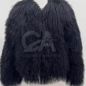 2025 Coat <b>Winter</b> Fashion Real Mongolian Fur Coat Women Cold Weather Outerwear Women Fit Mongolian Coat - Product Image 2