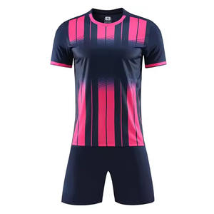 2025 Diseños personalizados Kit completo de fútbol con nombre de equipo personalizado ropa deportiva Nueva temporada en 100% poliéster personalizado Top Style Logo uniforme - Product Image 6