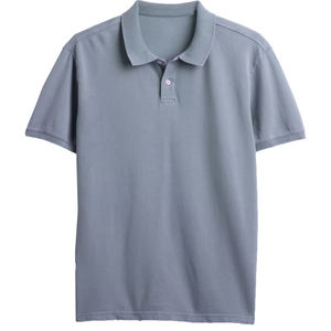 Men's Pique <b>Polo</b> Knitted Embroidered Shirt Slim Fit Solid Breathable Wholesale Short <b>Sleeve</b> Casual T-Shirt <b>Golf</b> Tee OEM - Product Image 5