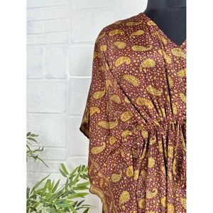 Nouveau Mélange de Soie Caftan Doux et Léger, Vêtements de Détente de Luxe pour Nuit à la Plage, Fourniture ODM - Product Image 3