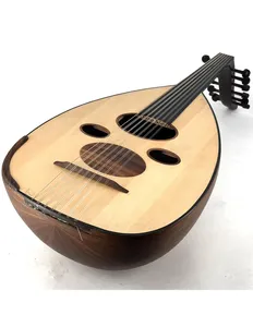 Oud Árabe Profesional de 13 Cuerdas y 7 Posiciones - Lúdano Oriental Hecho a Mano con Madera de Lebbek y Abeto - Product Image 5