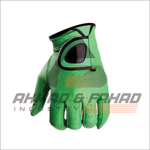 A & F Industry logo personnalisé main gauche gants de golf en peau de mouton doux et respirant pour hommes antidérapants conception de voyage de sport - Product Image 3
