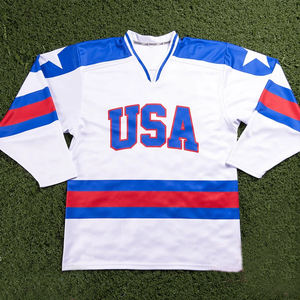 Maillot de hockey junior sublimé personnalisé maillot de hockey rose impression par sublimation maillot de hockey sur glace pour l'entraînement des jeunes - Product Image 5