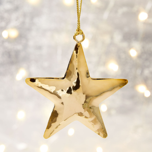 Top Quality Golden <b>Star</b> Metal <b>Hanging</b> Ornament For Christmas Tree Decoration From Indian Manufacturer - Product Image 4