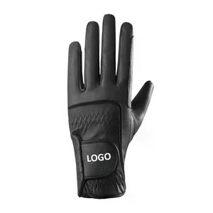 Gants d'équitation multicolores, doux et confortables pour femmes 100% Gants d'équitation en cuir de chèvre avec logo personnalisé - Product Image 2