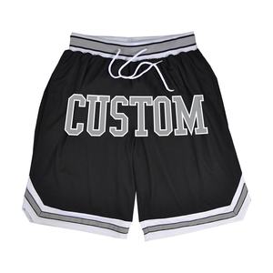 Pantalones Cortos de Baloncesto de Diseño Personalizado Hechos en Fábrica, Cintura Elástica, Longitud Media, Bolsillos con Cremallera, Ofertas de Verano - Product Image 6