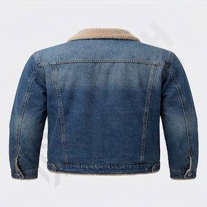 Veste en jean de service, vente chaude, haute qualité, veste en jean 2025, veste en jean décontractée de rue pour homme, vêtements d'extérieur tendance - Product Image 2