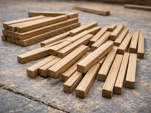 Parquet en chêne industriel naturel 10 mm |   Bois franc d'ingénierie en chêne européen |   Revêtement de sol robuste pour l'agencement des surfaces, salon, entrepôt - Product Image 3
