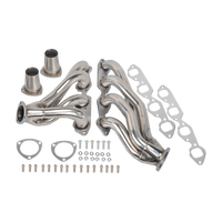 Collecteur d'échappement pour Chevrolet BBC Camaro Chevelle 1965-1972 396 402 427 454 1 3/4'' Collecteur d'échappement court STOCK USA T-304