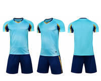 Seragam Sepak Bola Canggih Bahan Spandex/Polyester Warna dan Logo Dapat Disesuaikan Mobilitas dan Kenyamanan Unggul untuk Profesional dan Amatir