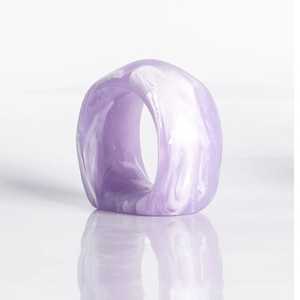 Modern European Design Napkin Ring High Quality Resin Inlay Wedding Dining Tableware Romantic <b>Flower</b> <b>Ornament</b> - Product Image 4
