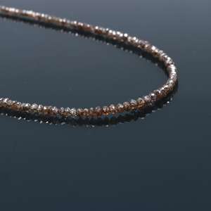 ลูกปัดแก้วแชมเปญธรรมชาติสำหรับสร้อยข้อมือสีน้ำตาล - Product Image 4