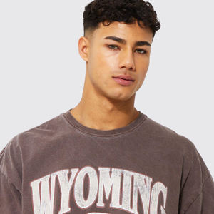 Camisetas de Hombre de Alta Calidad 2026, Nueva Moda Casual, Transpirables, 220 Gramos, Talla Grande, Logotipo Personalizado, Jersey de Poliéster/Algodón - Product Image 5