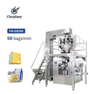 Solución personalizada de la marca Finalwe Máquina de embalaje innovadora Doypack para palomitas de maíz en microondas