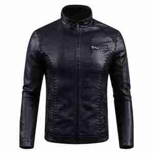 2025 nouveaux hommes veste en cuir pour motard véritable agneau Top qualité cuir matériel vestes pour hommes personnalisé OEM Service - Product Image 1