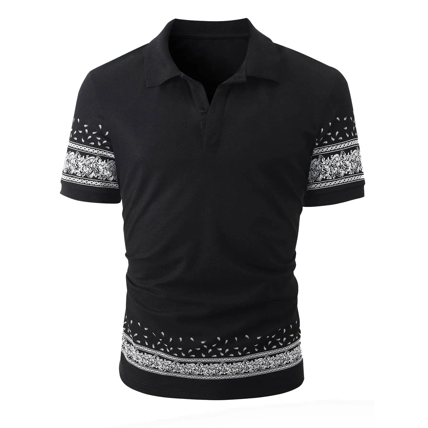 Heren Hoge Kwaliteit Casual Korte Mouwen Shirt Formele Poloshirts Heren Casual Bedrukt Poloshirt Custom Heren T-Shirts