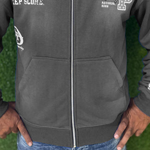 Service OEM Dernier style Sweat à capuche à fermeture éclair pour hommes à séchage rapide Fermeture éclair complète Poids lourd Impression numérique 100% coton - Product Image 5