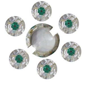 Sous-verres de vadrouille artisanaux avec design texturé parfaits pour la décoration de table à manger et la protection contre les déversements de boissons - Product Image 4