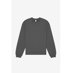 Next Level Soft 100% Cotton Airlume Fleece Unisex Drop Shoulder Pullover Men's Crewneck Winter Sweatshirt <b>Waterproof</b> Breathable - Product Image 6