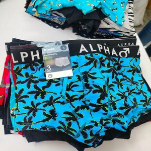 Paquete de 3 Calzoncillos bóxer para hombre, ropa interior informal de algodón, excedentes de marca, lote de ropa excedente de Bangladesh - Product Image 6