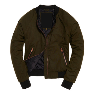Customised Women's Bomber Jacket-Knitted Woven Fabric Stand Collar Breathable Windproof Winter Streetwear Custom Logo Color - Product Image 6