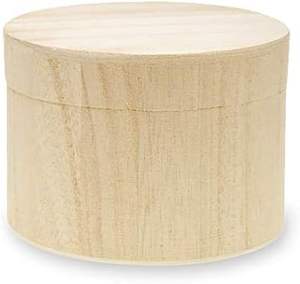 Boîte en bois non finie | Boîte de rangement et cadeau en bois naturel faite à la main avec couvercle à charnière | Logo personnalisé, OEM et vente en gros disponible - Product Image 5